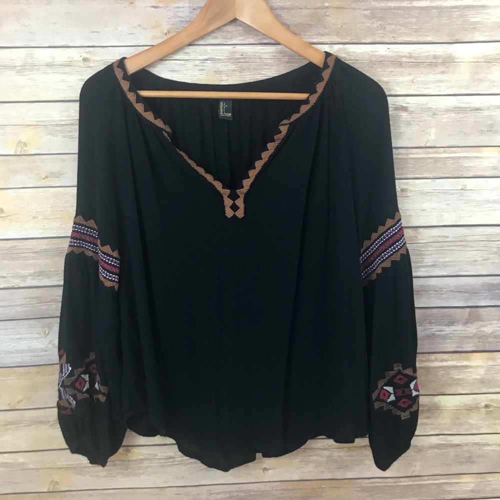 ❤️Forever 21 Boho shirt Size L